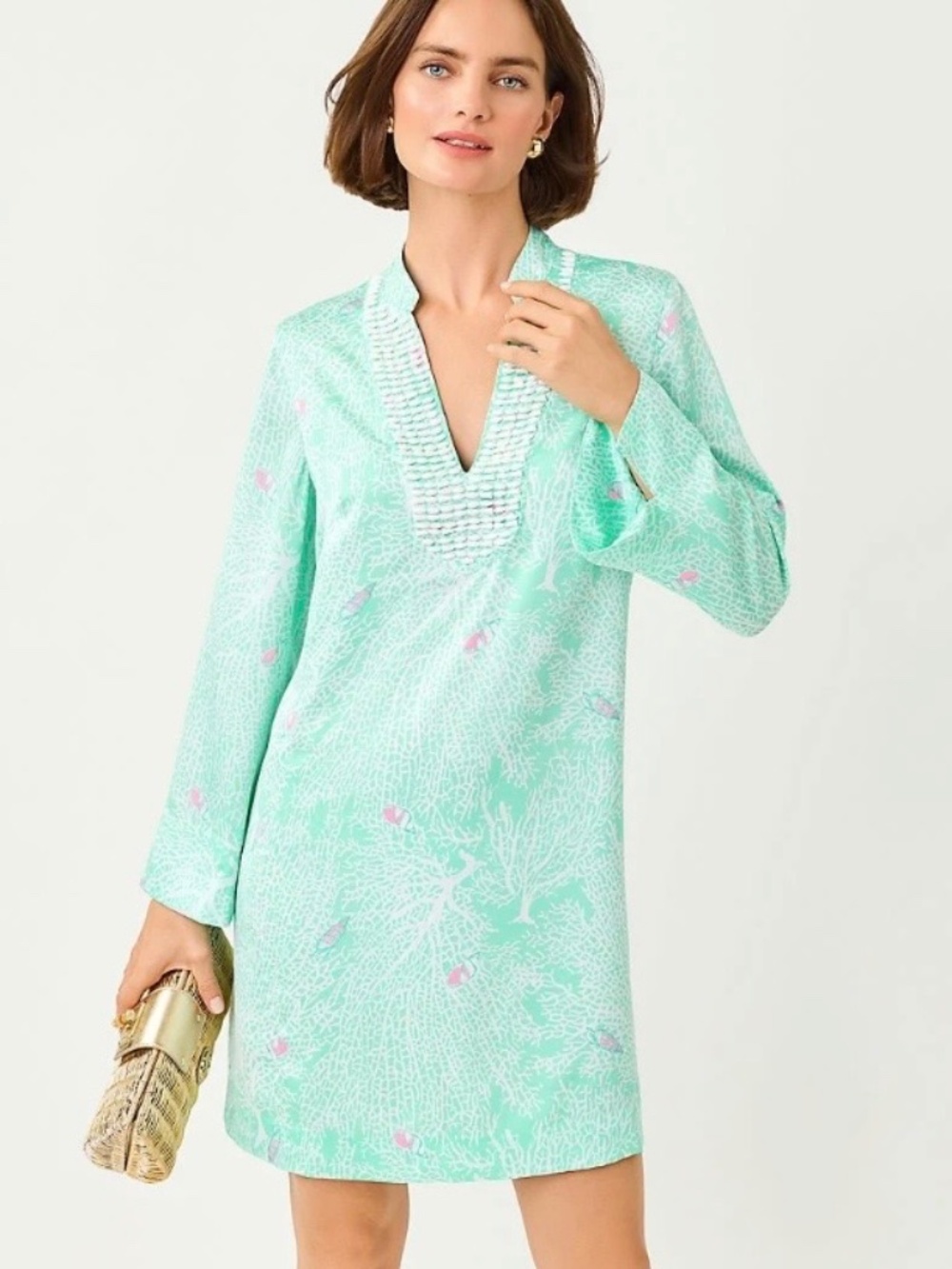 NWT Lilly Pulitzer Irella Caftan Dress in “Mint Condition Fantastical” Size 8